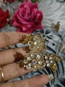 Floral Hair Accessories Set