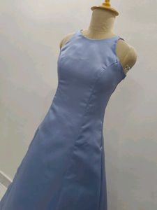 Elegant Blue Maxi Dress