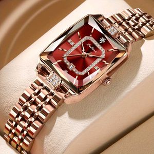Elegant Red Dial Watch