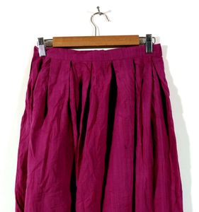 Purple Casual Skirt (Women)