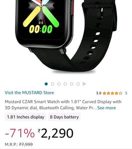 📌Premium Smartwatch Having Top Features Read Des.