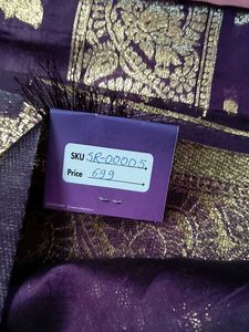 Benarasi Jari Silk Saree - Plum Purple