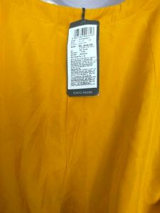 Mustard Flared Sleeve Top