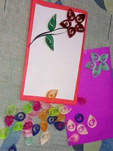 Handmade Quilled Greeting Card
