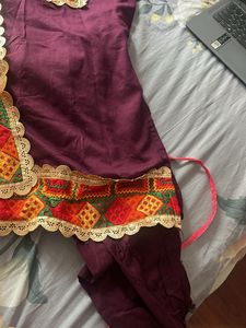 Ethnic Kurta Set For 7-10 Year Old