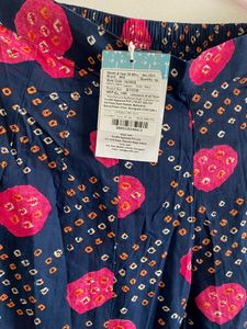 Aks Palazzo Bandhani Print
