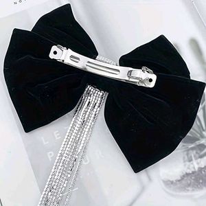 Rhinstone Bow Clip