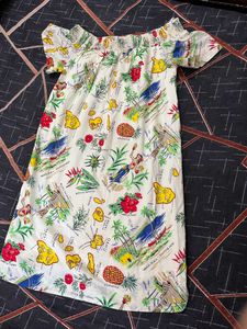 Off Shoulder Dress With Tag