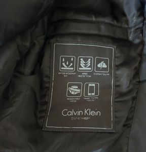 Calvin Klein Men&#39;s Black Hooded Jacket