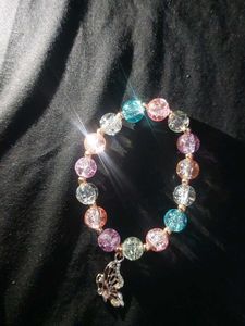 Butterfly Charm Beaded Bracelet