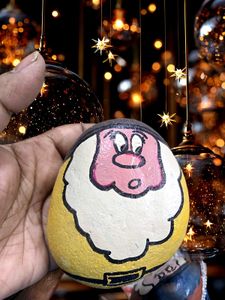 Snow White Dwarf Painted Rocks