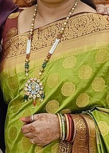 Long Necklace With Earrings Set