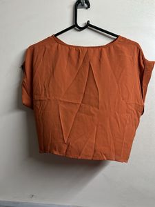 Forever 21 Burnt Orange Crop Top