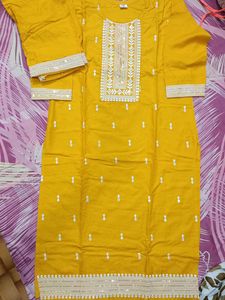 Elegant Yellow Kurta