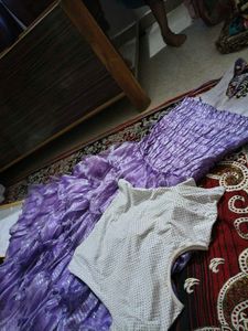 Purple Dress with Top