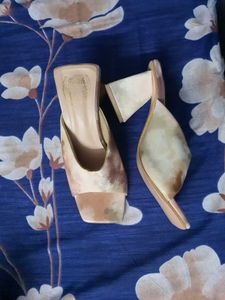triangle block heels size 5
