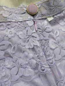 Elegant Lavender Lace Skirt