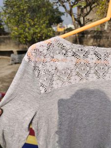 Gray Open Front jacket