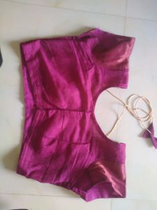 beautiful purple saree