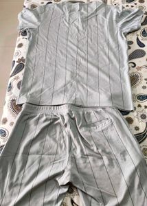 Striped T-Shirt &amp; Shorts Set
