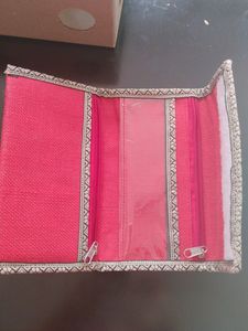 Red Jute Purse