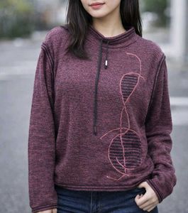 Maroon Long Sleeve Top
