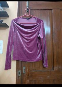 Imported Party Wear Velvet Top Double Layer