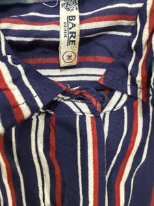 Striped Button-Down Shirt