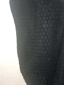 Black Sheer Long Sleeve Top