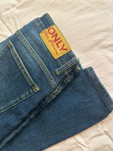 ONLY Navy Blue Skinny Fit Jeans