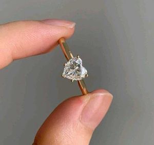 Heart Stone Adjustable Ring