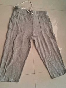 Comfy Grey Capri Pants