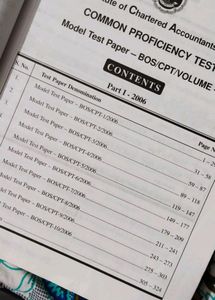 CPT Volume 1 (Model Test Papers)