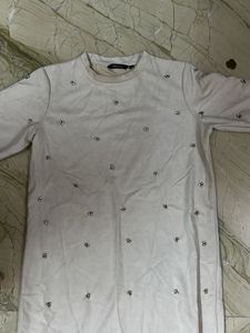 Embellished T-Shirt Dress