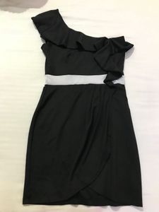 One Shoulder Tulip Dress Fits S/M