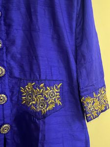 Straight Fit Embellished kurti