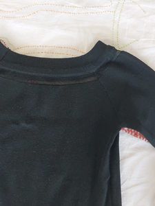 Black Top with Bell Sleeves