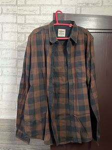 Roadster Checks Brown Black Solid Shirt