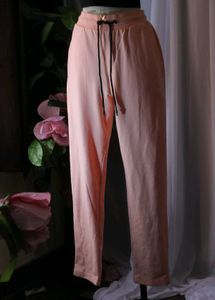 Abof Peach Cotton Pant