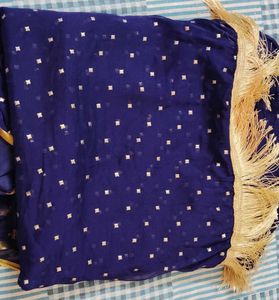 Elegant Blue Saree