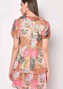 Tropical Print One Piece