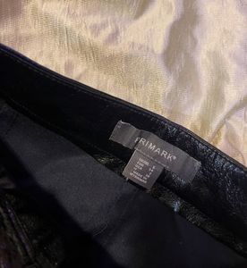 Faux Leather Pants-size xs/s waist -25-27inch
