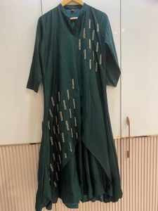 Women’s One Piece Dark Green Long Gown