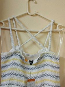 Zudio Cute White Sundress