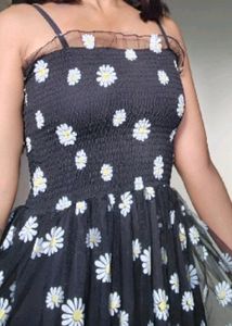 Net Floral Dress