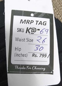 K@69 Size-26 (Sale) Latest Ladies high waist Jeans
