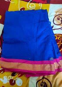 Blue With Pink Combination With Gold Colour