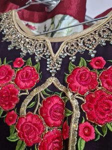 Semi stitched sharara Set