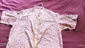 Men&#39;s Shirt With Pockets Half Sleeve Bust-46 Inch