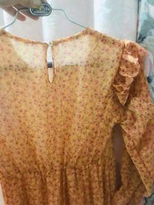 Midi Coral Dress